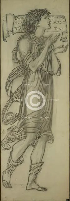 Samuel (Cartoon for Lady Chapel east window), March 1872. Creator: Sir Edward Coley Burne-Jones.