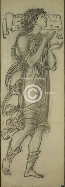 Samuel (Cartoon for Lady Chapel east window), March 1872. Creator: Sir Edward Coley Burne-Jones.