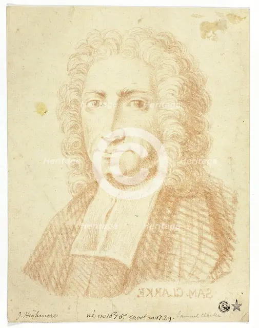 Samuel Clarke, n.d. Creator: Joseph Highmore.