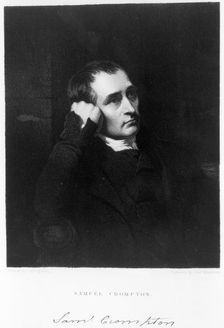 Samuel Crompton, English inventor of the spinning mule, c1880s. Creator: James Morrison