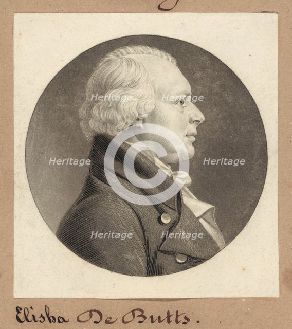 Samuel DeButts, 1805. Creator: Charles Balthazar Julien Févret de Saint-Mémin.