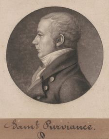 Samuel Dinsmore Purviance, 1805. Creator: Charles Balthazar Julien Févret de Saint-Mémin