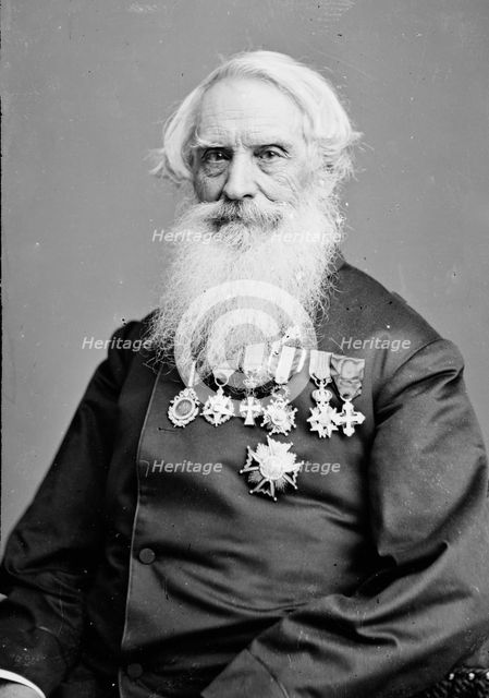 Samuel F.B. Morse, between 1855 and 1865. Creator: Unknown.
