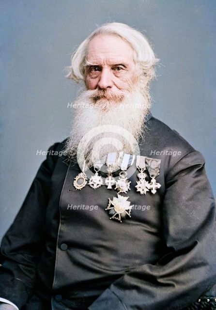 Samuel F.B. Morse, between 1855 and 1865. Creator: Unknown.