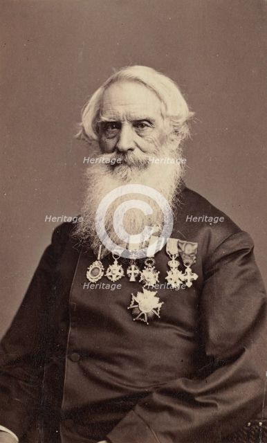 Samuel F. B. Morse, ca. 1870. Creator: Mathew Brady.