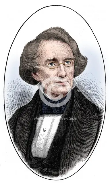 Samuel Finley Breese Morse, American artist and inventor, 1873. Artist: Unknown.