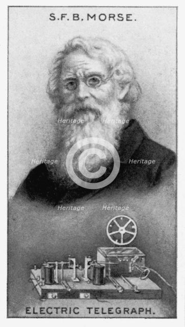 Samuel Finley Breese Morse, American inventor, (1934). Artist: Unknown