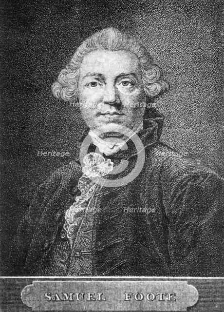 Samuel Foote, 18th century English playwright, actor, and theatre manager, 1886. Artist: Unknown