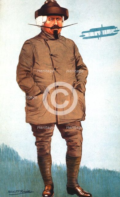 Samuel Franklin Cody (1862-1913), American-born British aviation pioneer. Artist: Unknown