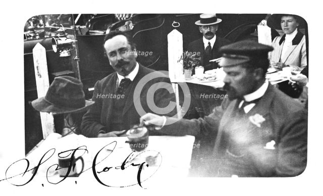 Samuel Franklin Cody (1862-1913), facing camera. Artist: Unknown