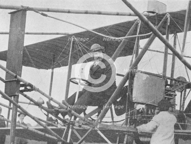 Samuel Franklin Cody, American aviation pioneer, 1913 (1934). Artist: Flight Photo.