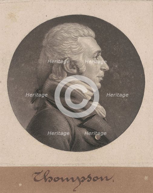 Samuel Hunt, Jr., c. 1805. Creator: Charles Balthazar Julien Févret de Saint-Mémin.
