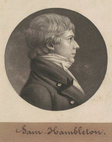 Samuel Hambleton, 1806. Creator: Charles Balthazar Julien Févret de Saint-Mémin