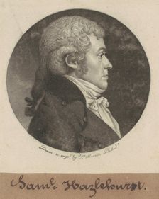Samuel Hazlehurst, 1800. Creator: Charles Balthazar Julien Févret de Saint-Mémin
