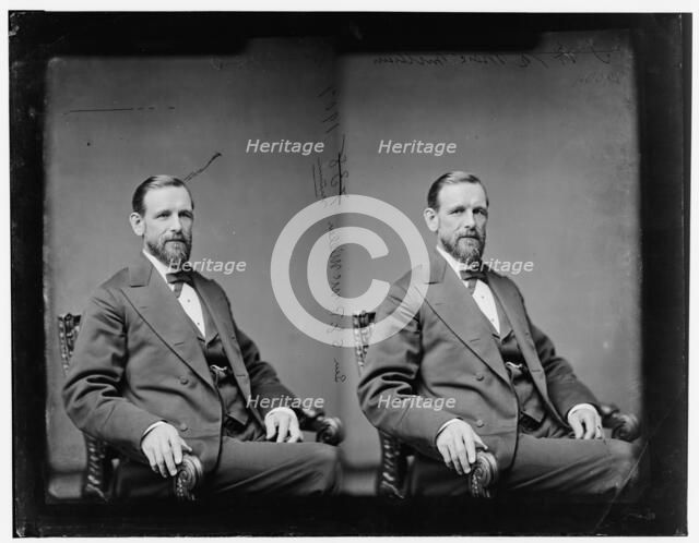 Samuel James Renwick McMillan of Minnesota, 1865-1880.  Creator: Unknown.