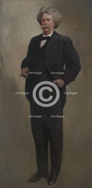 Samuel L. Clemens (Mark Twain), 1912 or 1913. Creator: John White Alexander.