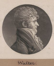 Samuel Purviance Walker, 1803. Creator: Charles Balthazar Julien Févret de Saint-Mémin