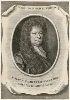Samuel Pepys, English Clerk of the Acts to the Navy Board, and diarist, 1666