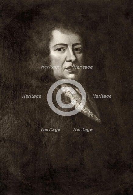 Samuel Pepys, English naval administrator and Member of Parliament, (1909).Artist: Sir Godfrey Kneller