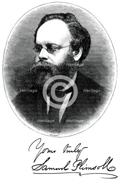 Samuel Plimsoll, British politician and social reformer, c1880.  Creator: Moritz Klinkicht.