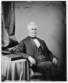 Samuel Plummer Morrill of Maine, between 1860 and 1875. Creator: Unknown