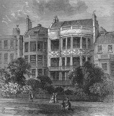 Samuel Rogers house, Green Park front, Westminster, London, c1854 (1878)