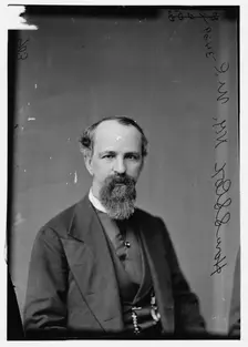 Samuel S. Cox of New York and Ohio, between 1865 and 1880. Creator: Unknown