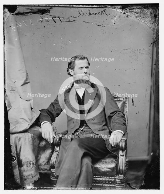 Samuel Scott Marshall of Illinois, between 1860 and 1875. Creator: Unknown.