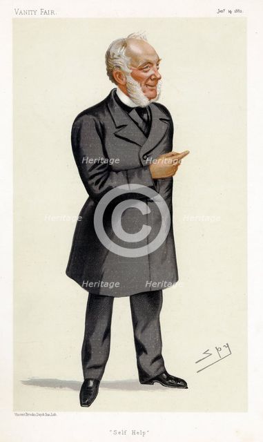Samuel Smiles, Scottish writer, physician, surgeon and social reformer, 1882. Artist: Spy