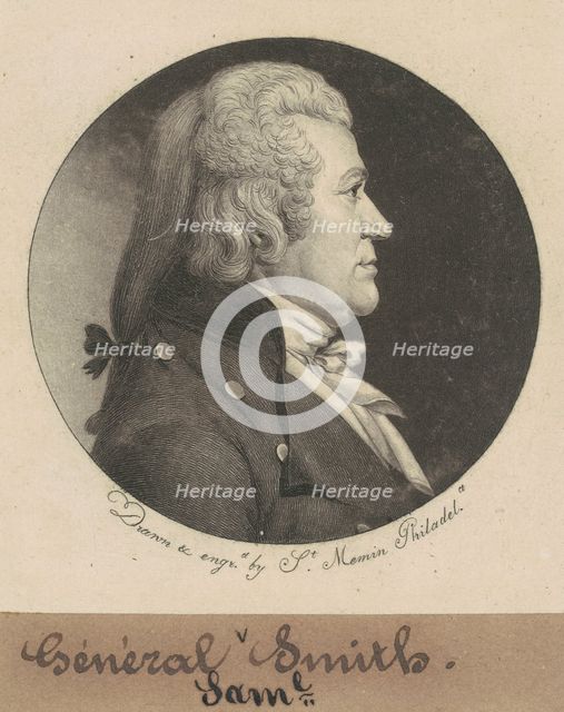 Samuel Smith, 1798. Creator: Charles Balthazar Julien Févret de Saint-Mémin.