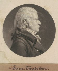 Samuel Thatcher, 1805. Creator: Charles Balthazar Julien Févret de Saint-Mémin
