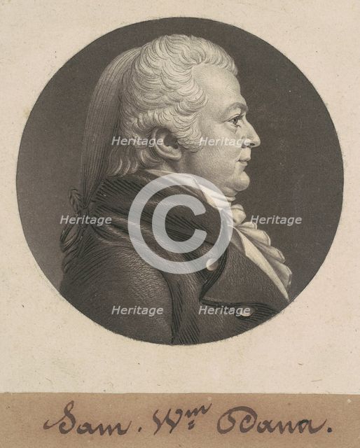 Samuel Whittelsey Dana, 1806. Creator: Charles Balthazar Julien Févret de Saint-Mémin.