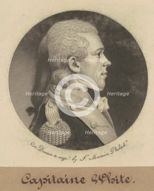 Samuel White, 1800. Creator: Charles Balthazar Julien Févret de Saint-Mémin.