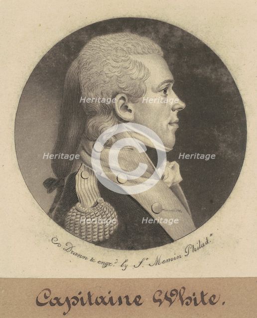 Samuel White, 1800. Creator: Charles Balthazar Julien Févret de Saint-Mémin.
