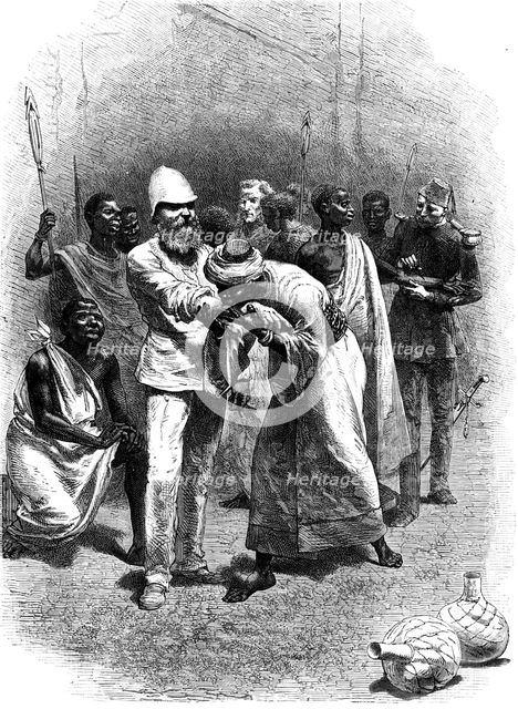 Samuel White Baker (1821-1893), English explorer and anti-slavery campaigner, c1880. Artist: Unknown