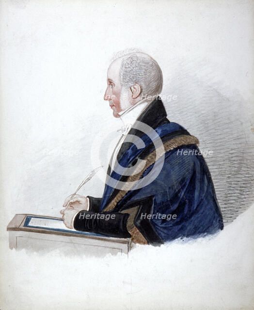 'Samuel Wilson, Lord Mayor 1838', 19th century. Artist: Richard Dighton