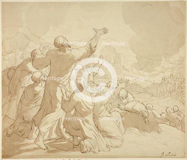 Samuel's Offering: Lesson 10, 1810/20. Creator: George Robert Lewis.
