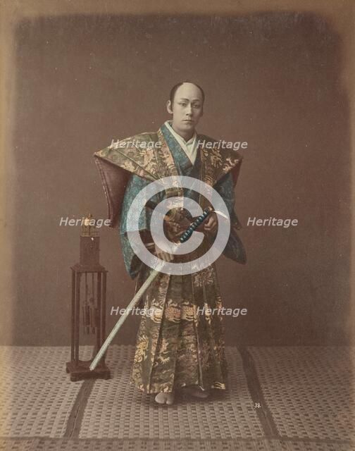 Samurai, 1870s-1890s. Creator: Kusakabe Kimbei.