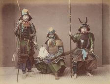 Samurai in Armour, 1870s-1890s. Creator: Kusakabe Kimbei