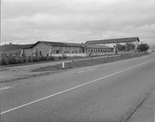 San Miguel Mission, erected 1797 by the Franciscan Fathers, California, 1936. Creator: Dorothea Lange