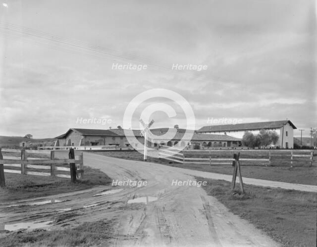San Miguel Mission, erected 1797 by the Franciscan Fathers, California, 1936. Creator: Dorothea Lange.