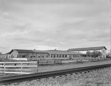 San Miguel Mission, erected 1797 by the Franciscan Fathers, California, 1936. Creator: Dorothea Lange