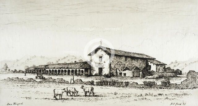 San Miguel, Published in 1883. Creator: Henry Chapman Ford.