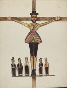 San Acacio, c. 1938. Creator: Marjery Parish