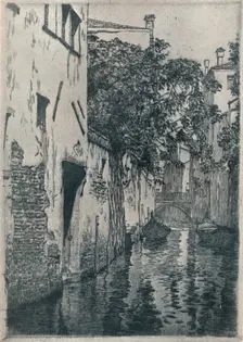San Agostino Canal, Venice c1905 (1914-1915). Artist: Clarence Gagnon