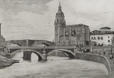 San Antón bridge, Bilbao, Spain, 1878. Creator: Andrés Ovejero