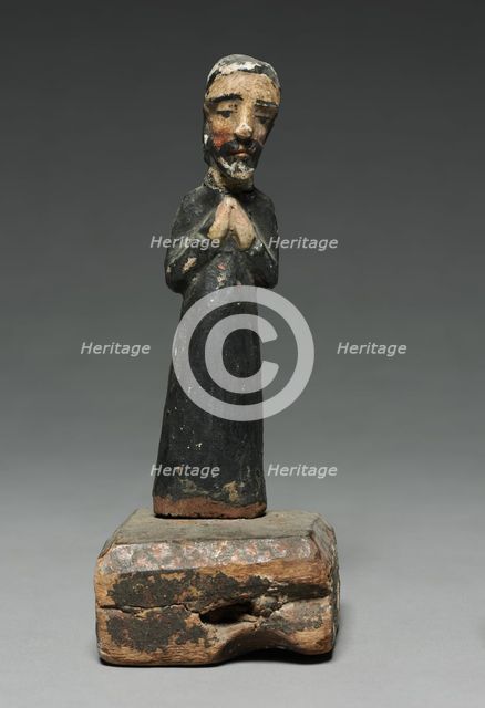 San Antonio: santo de bulto, 17th-18th Century. Creator: Unknown.