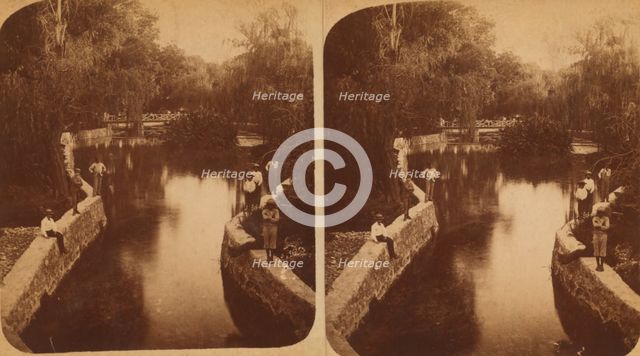 San Antonio River, 1880. Creator: F Hardesty.