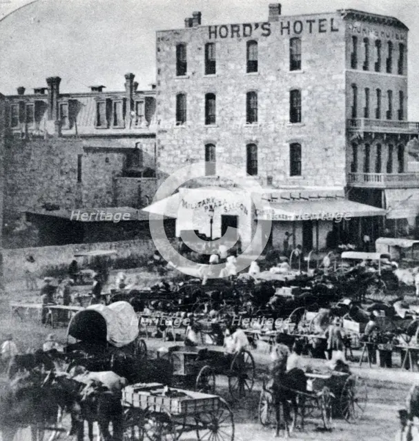 San Antonio, Texas, USA, 1876, (1954). Artist: Unknown