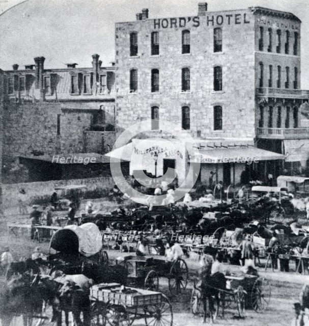 San Antonio, Texas, USA, 1876, (1954). Artist: Unknown
